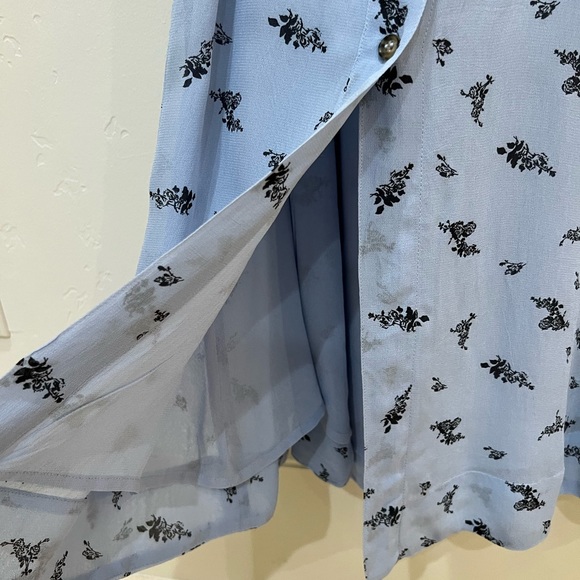 Ganni Georgette Skirt, Brunerra Blue - Picture 5 of 6